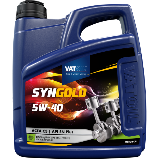 4 L can VatOil SynGold 5W-40
