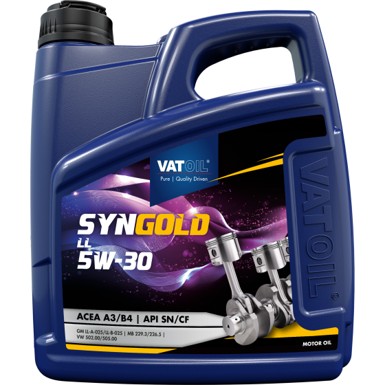 4 L can VatOil SynGold LL 5W-30