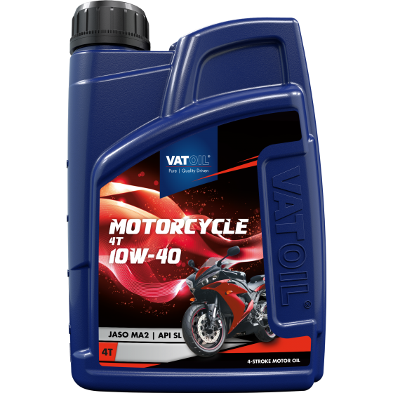 1 L bottle VatOil Motorcycle 4T 10W-40
