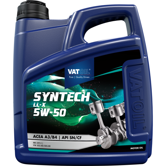4 L can VatOil SynTech LL-X 5W-50