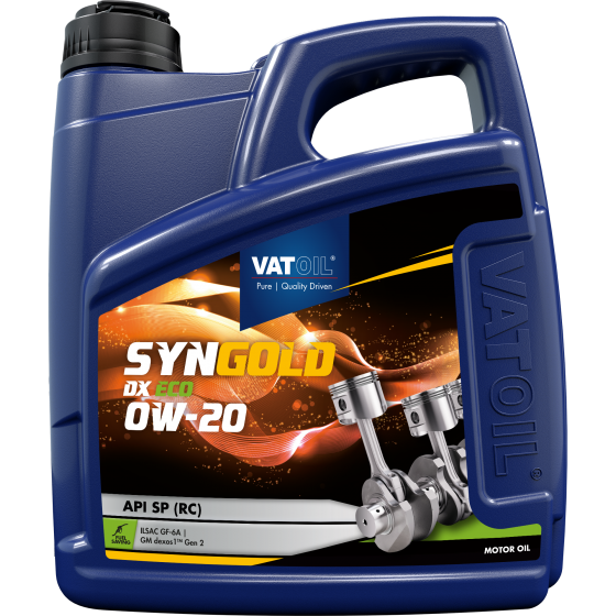 4 L can VatOil SynGold DX ECO 0W-20
