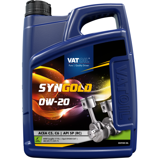 5 L can VatOil SynGold 0W-20