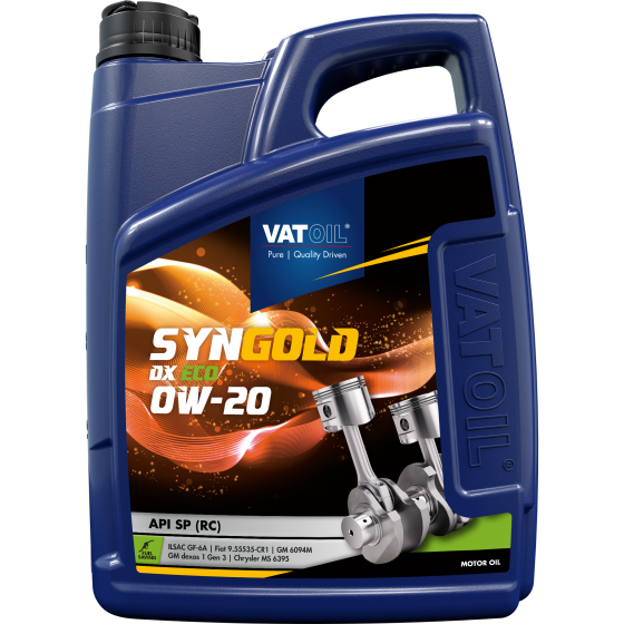 5 L can VatOil SynGold DX ECO 0W-20