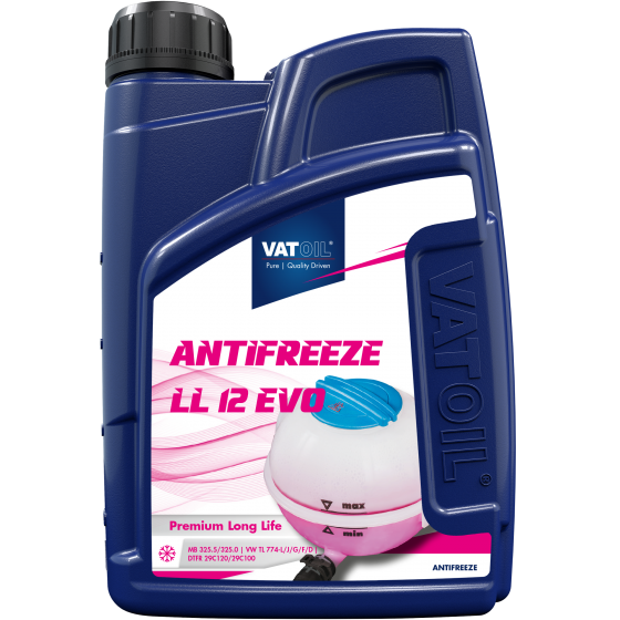 1 L bottle VatOil Antifreeze LL 12 EVO