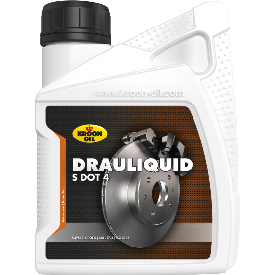 500 ml flacon Kroon-Oil Drauliquid-S DOT 4