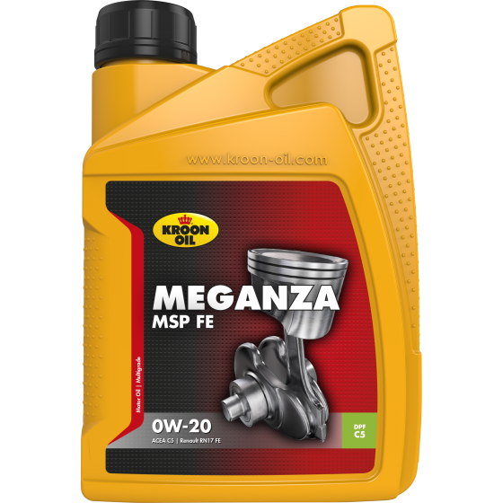 1 L bottle Kroon-Oil Meganza MSP FE 0W-20