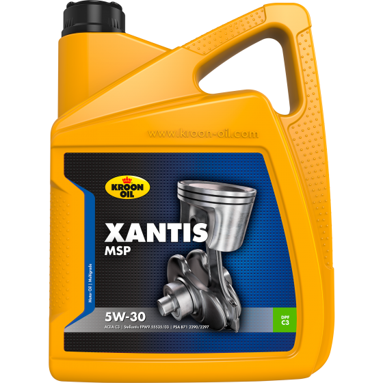 5 L can Kroon-Oil Xantis MSP 5W-30
